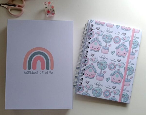 CAJA CON AGENDA