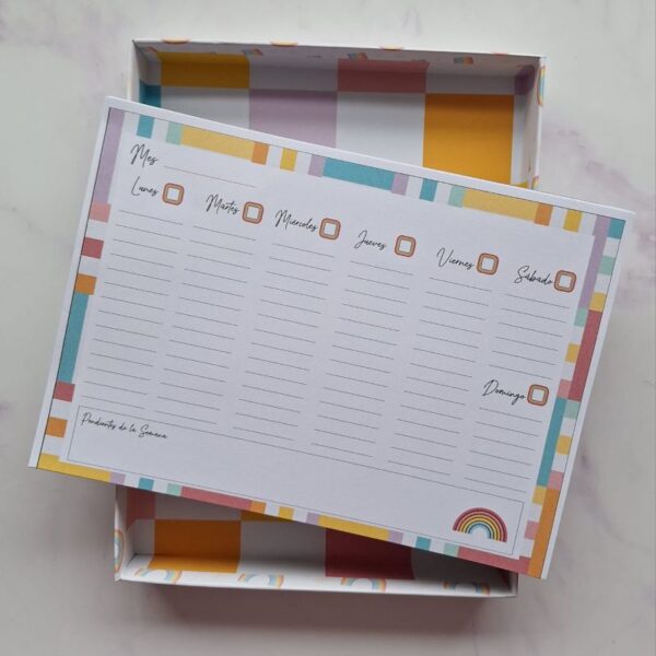 Kit para Regalar - Caja Planner Semanal - Imagen 6