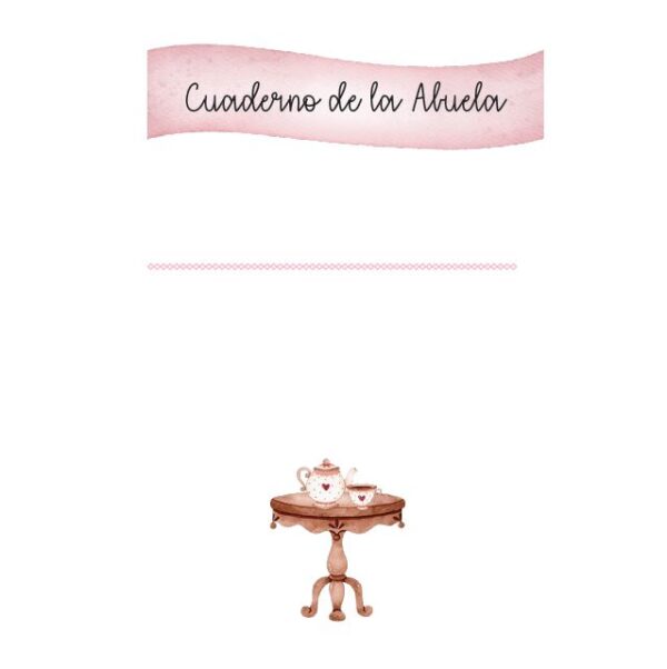 Interior del cuaderno