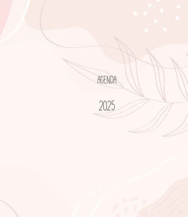 AGENDA SAV 2025 COMPLETA BOHO ROSA - Imagen 7