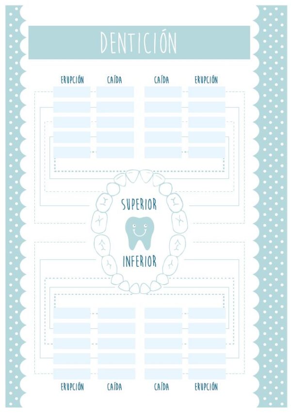 CUADERNO PEDIÁTRICO CELESTE - Imagen 4