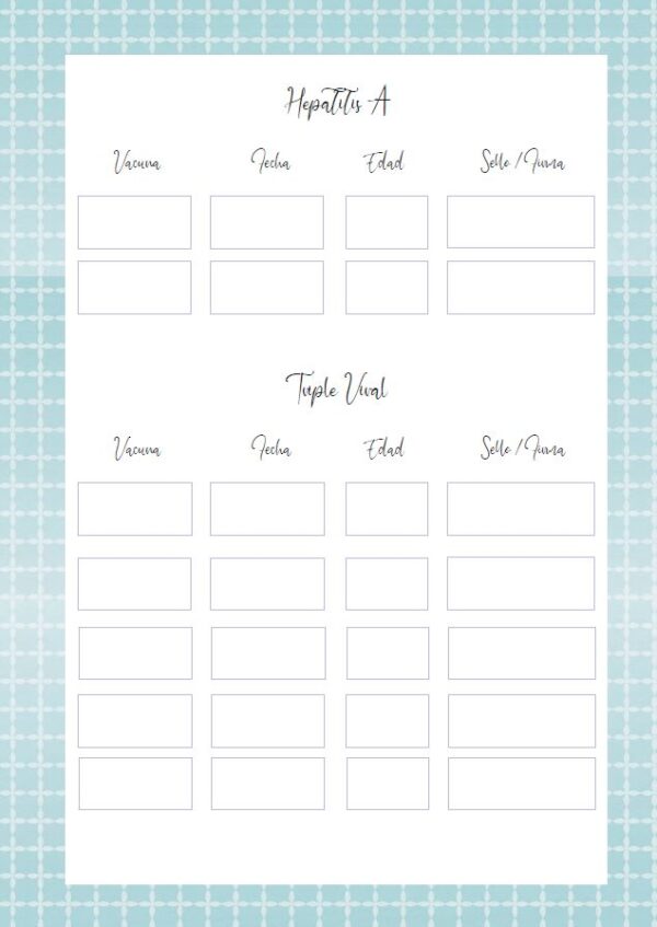 CUADERNO PEDIÁTRICO CELESTE - Imagen 5