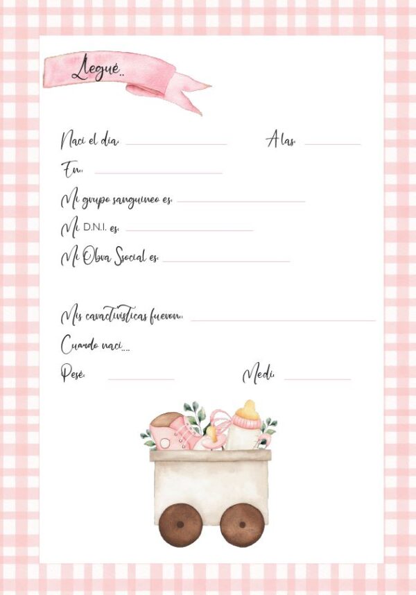 Interior del cuaderno