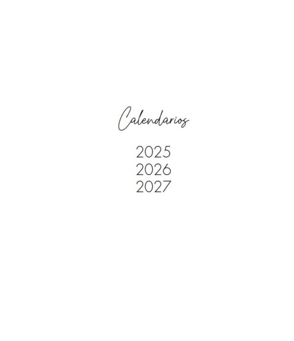 AGENDA 3 AÑOS 2 DÍAS POR PÁGINA 18Cm x 21Cm - Imagen 3