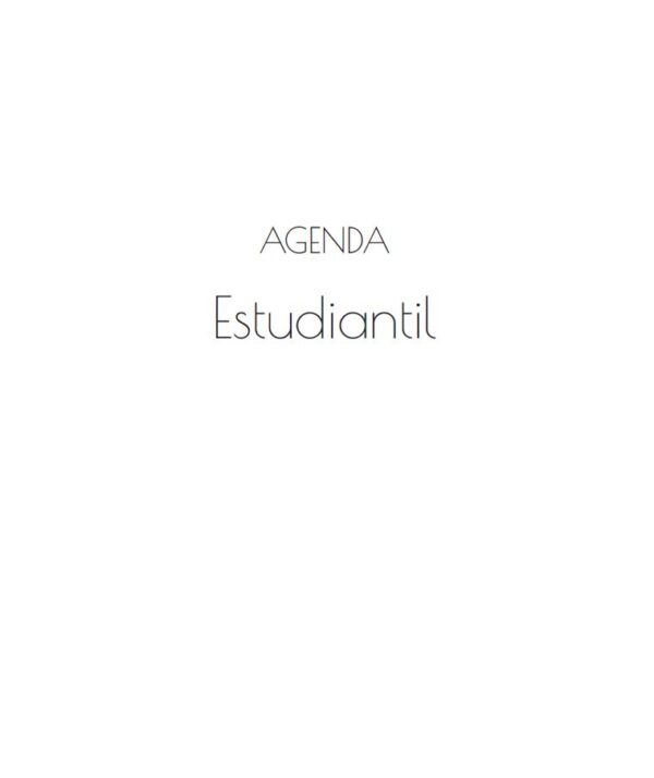 Interior de la agenda