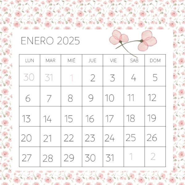 Hoja Calendario