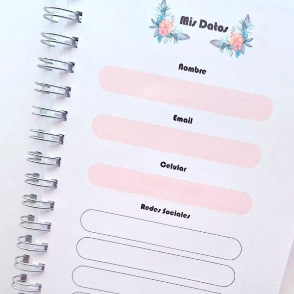 Cuaderno Planes del día