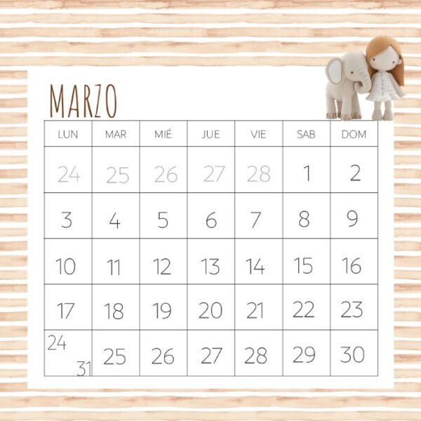 HOJAS DEL CALENDARIO