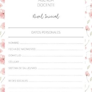 INTERIOR DE LA AGENDA