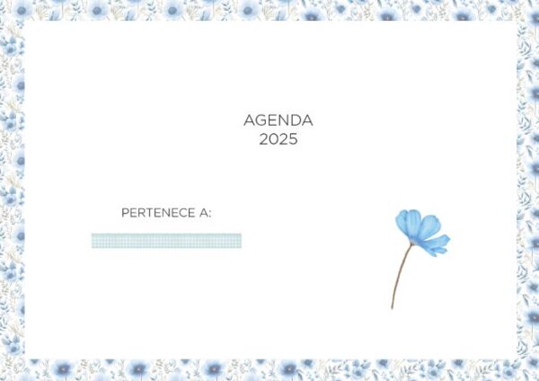 Interior de la agenda