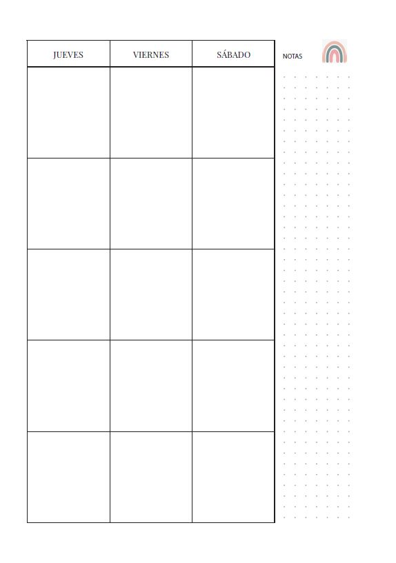 Interior del Planner