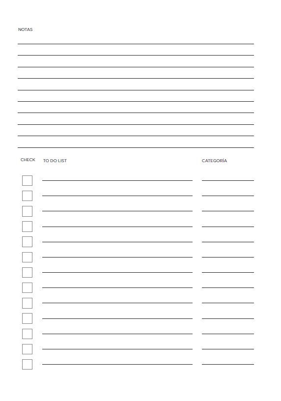 Interior del Planner