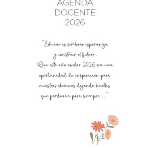 Interior de la agenda