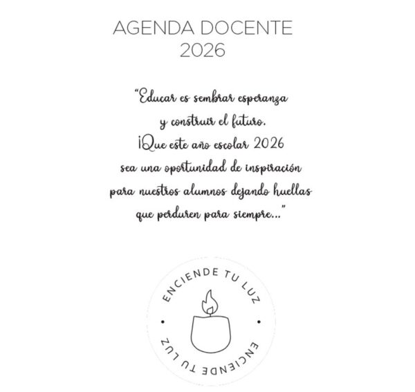 Interior de la agenda