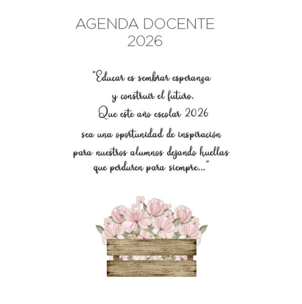 Interior de la agenda