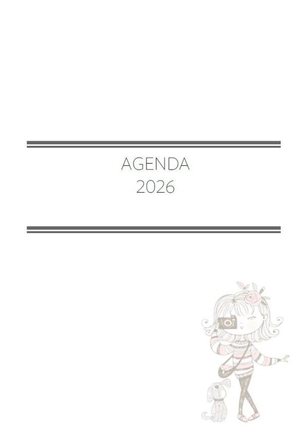 Interior de la agenda