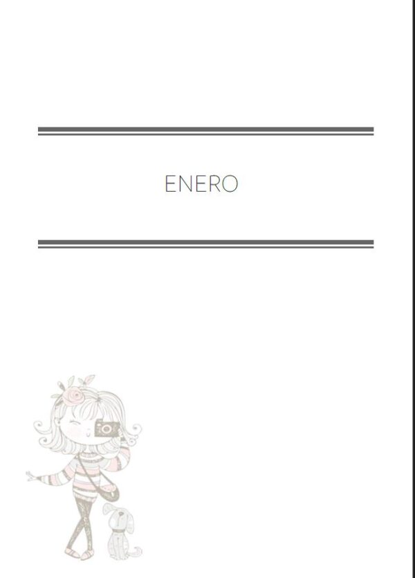 Interior de la agenda