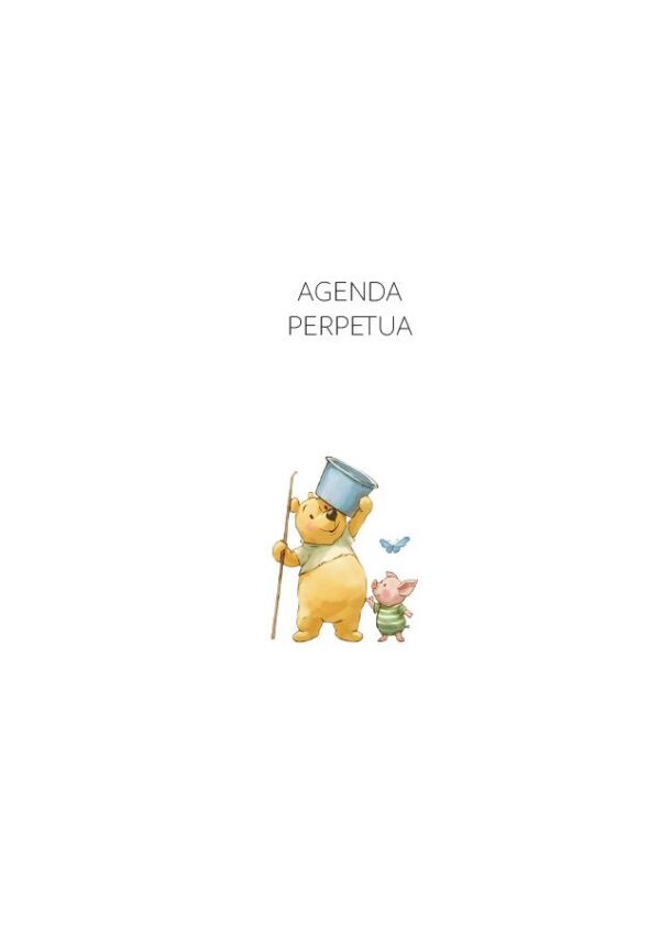 Interior de la agenda