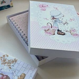 Caja para Agenda-Cuaderno A5 Sarah Kay (2 motivos)