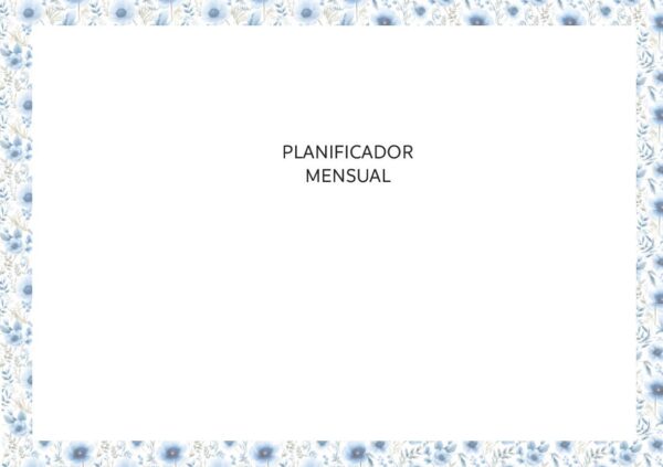Interior de la agenda