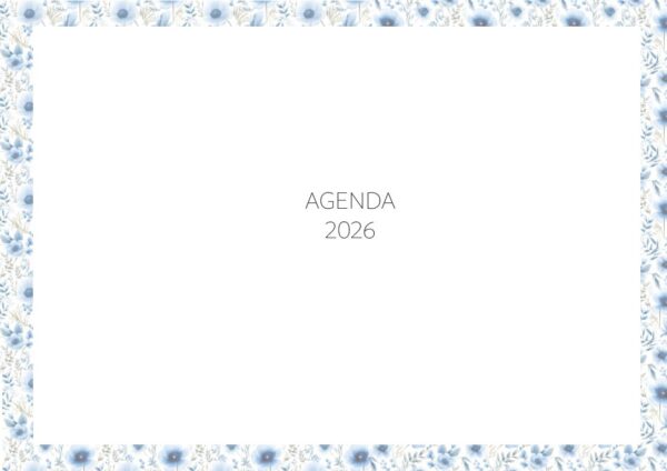 Interior de la agenda