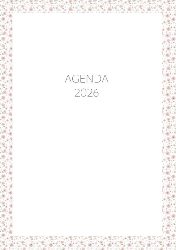 Interior de la agenda
