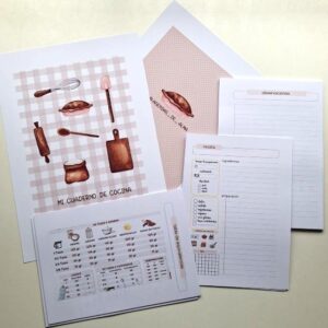 Cuaderno desarmado