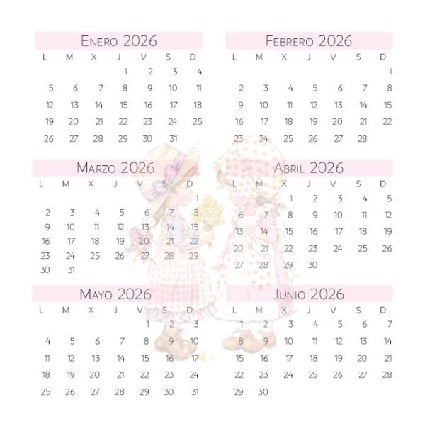 Interior de la agenda