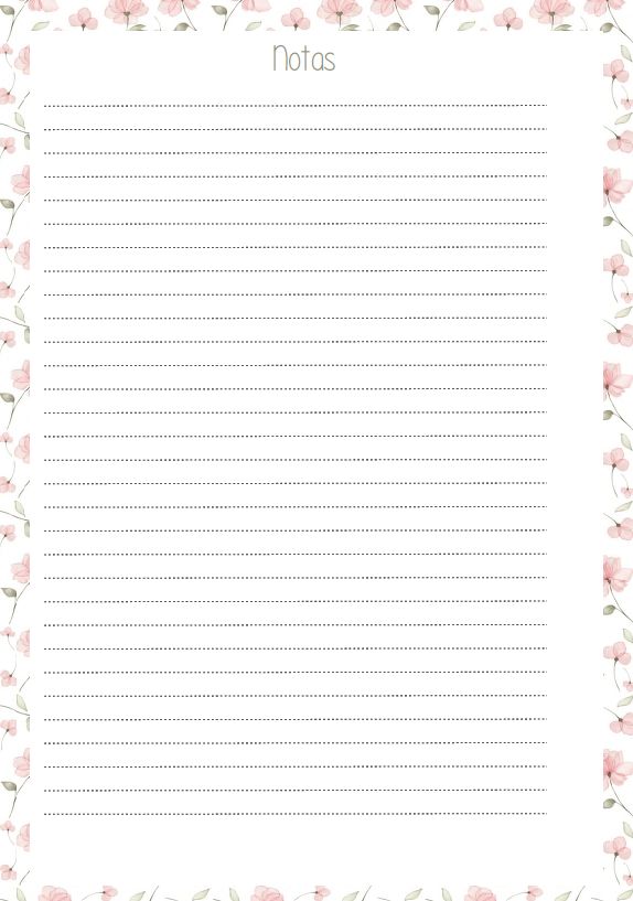 Interior del cuaderno