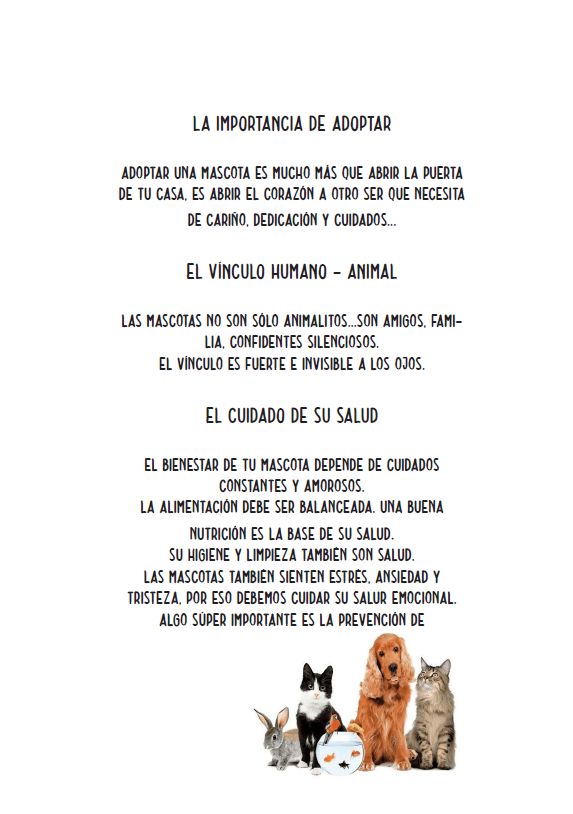 CUADERNO MI MASCOTA (Para anillar o coser) - Imagen 3