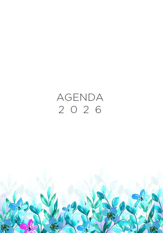 Agenda Semanal Hojitas de Acuarela 2026 (Para anillar o coser) - Imagen 8