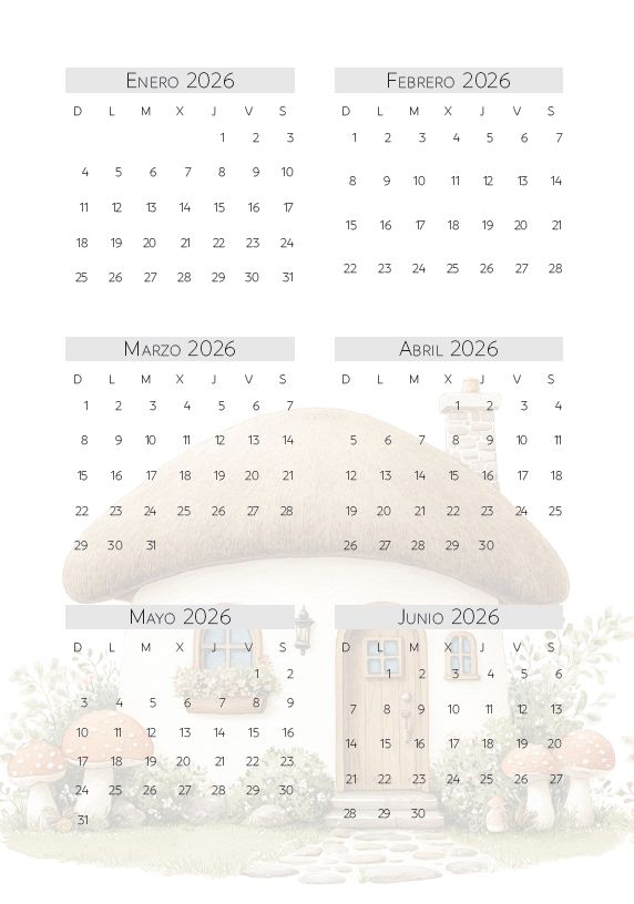 Interior de la agenda