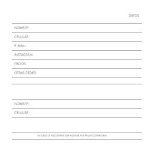 Interior del cuaderno