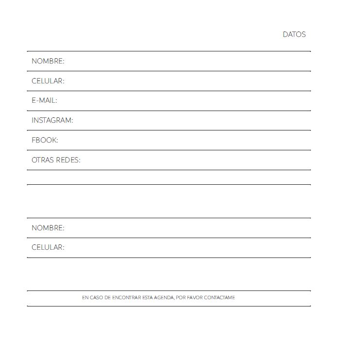 Interior del cuaderno