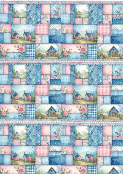 CALENDARIO MESA PATCHWORK AZUL 2026 - Imagen 10