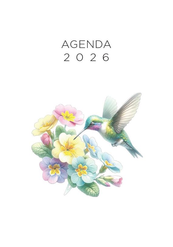 Agenda DIARIA Colibríes 2026 (Para anillar) - Imagen 2