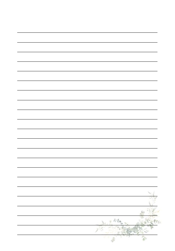 Interior de la agenda