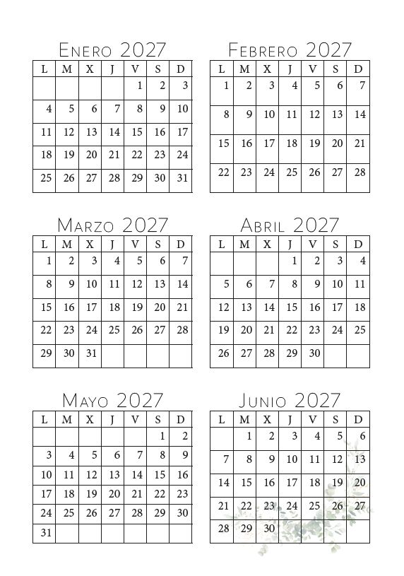 Interior de la agenda