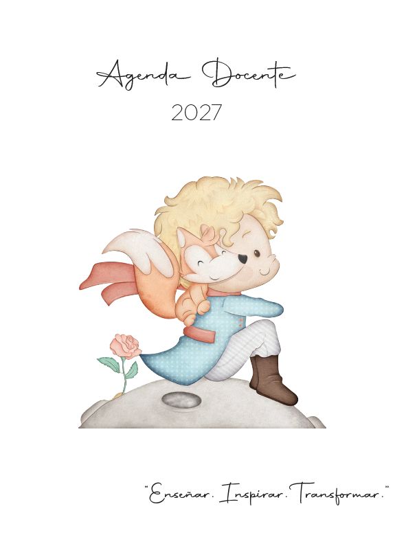 Interior de la agenda