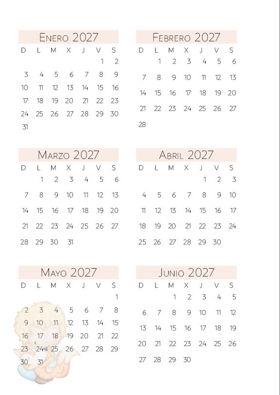 Interior de la agenda