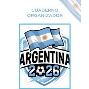 Cuaderno Organizador Mundial 2026 (Para anillar o coser)