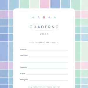 Interior del cuaderno