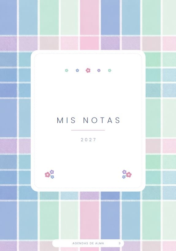 Interior del cuaderno